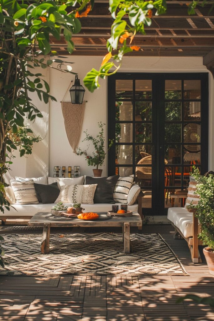 Textured Scandi Boho Patio Layers