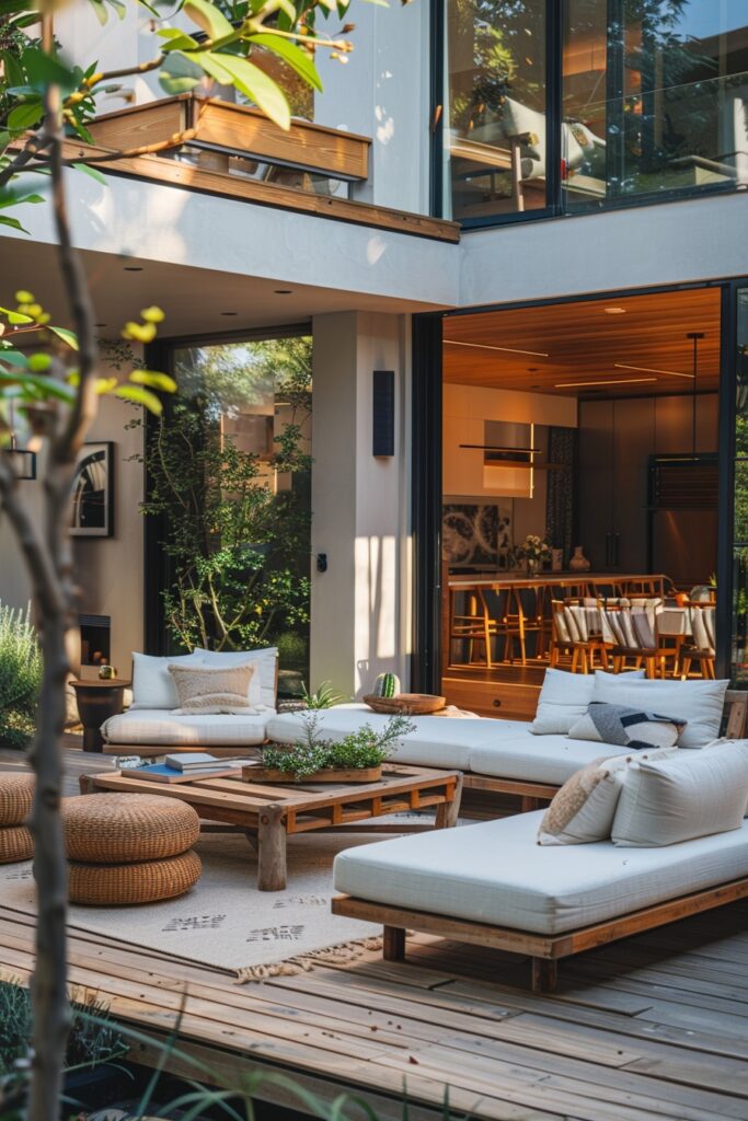 Seamless Indoor-Outdoor Scandi Boho Transition