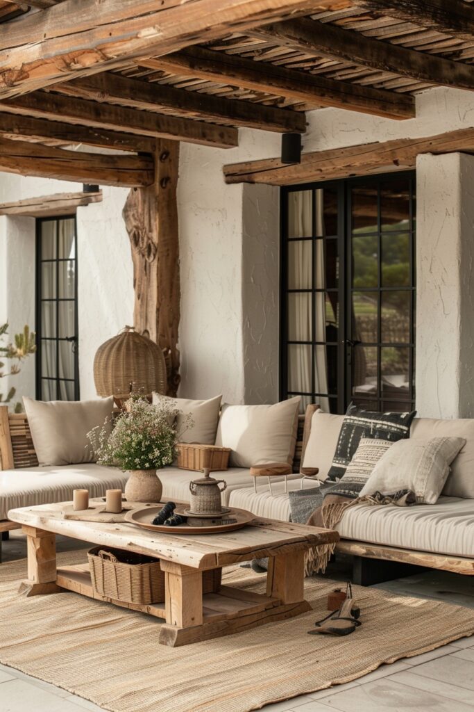 Modern Rustic Scandi Boho Patio