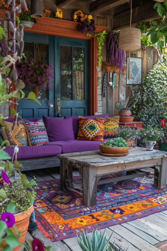 Bright and Bold Scandi Boho Patio Concepts