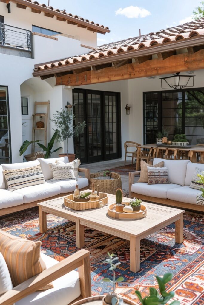 Functional Scandi Boho Entertainment Areas