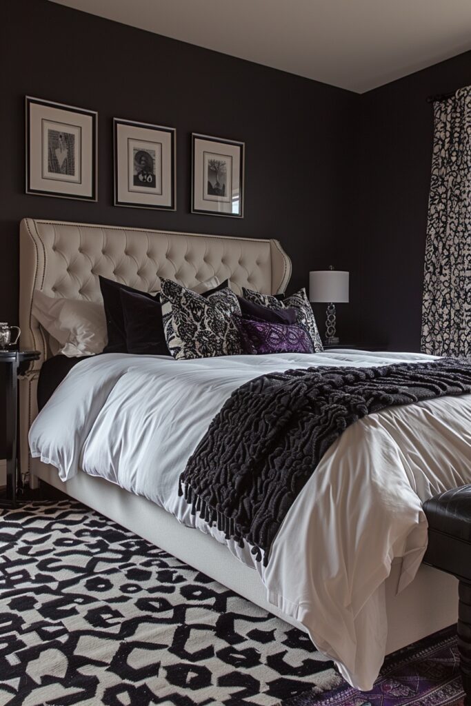 Bold Geometric Patterns for Glam Bedrooms