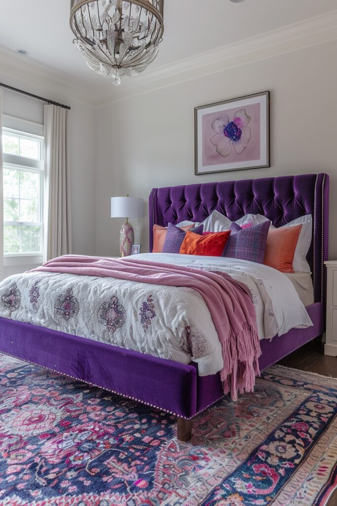 Playful Accents for Youthful Glam Bedrooms