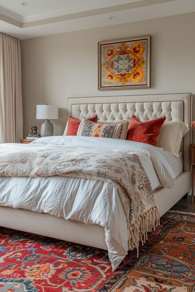 Striking Beige Patterns