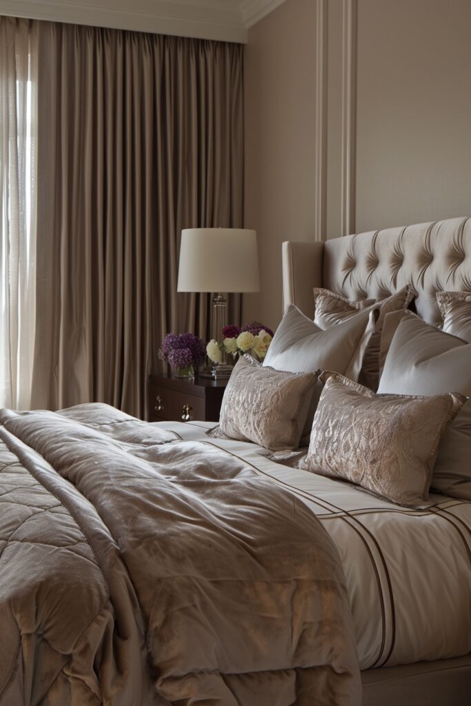 Luxurious Velvet and Beige