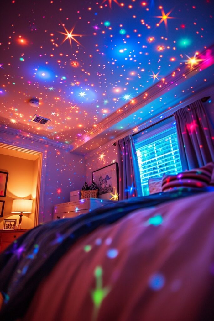 Starry Rainbow Ceiling