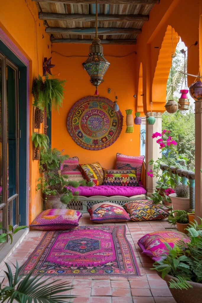 Colorful Cushion Explosion