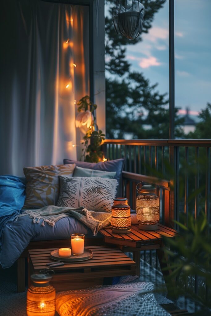 Evening Balcony Retreat