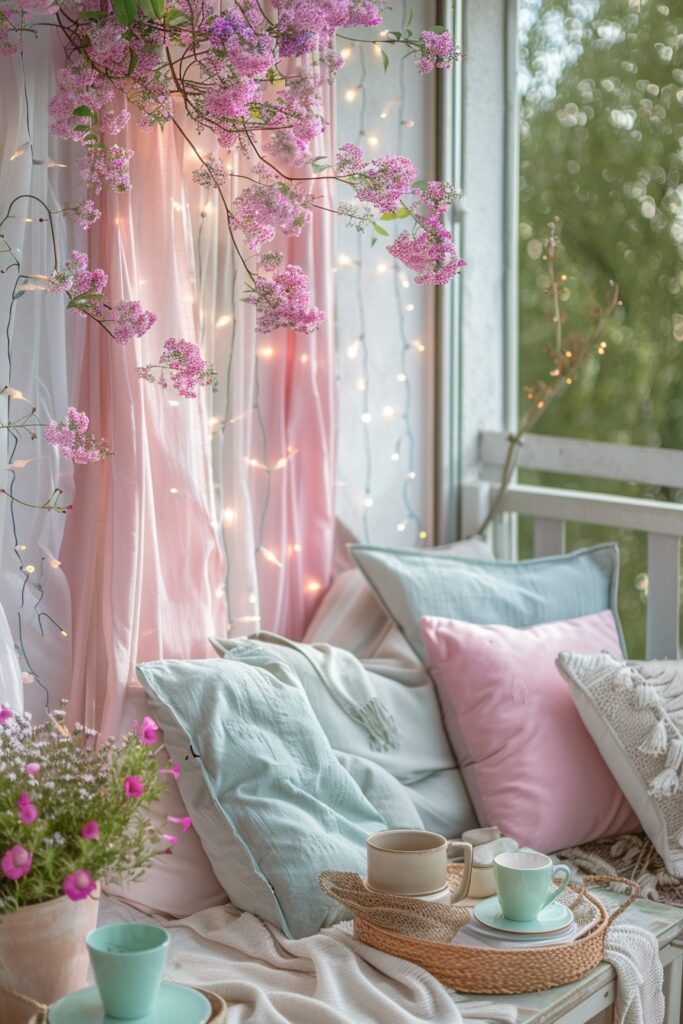 Pastel Boho Balcony