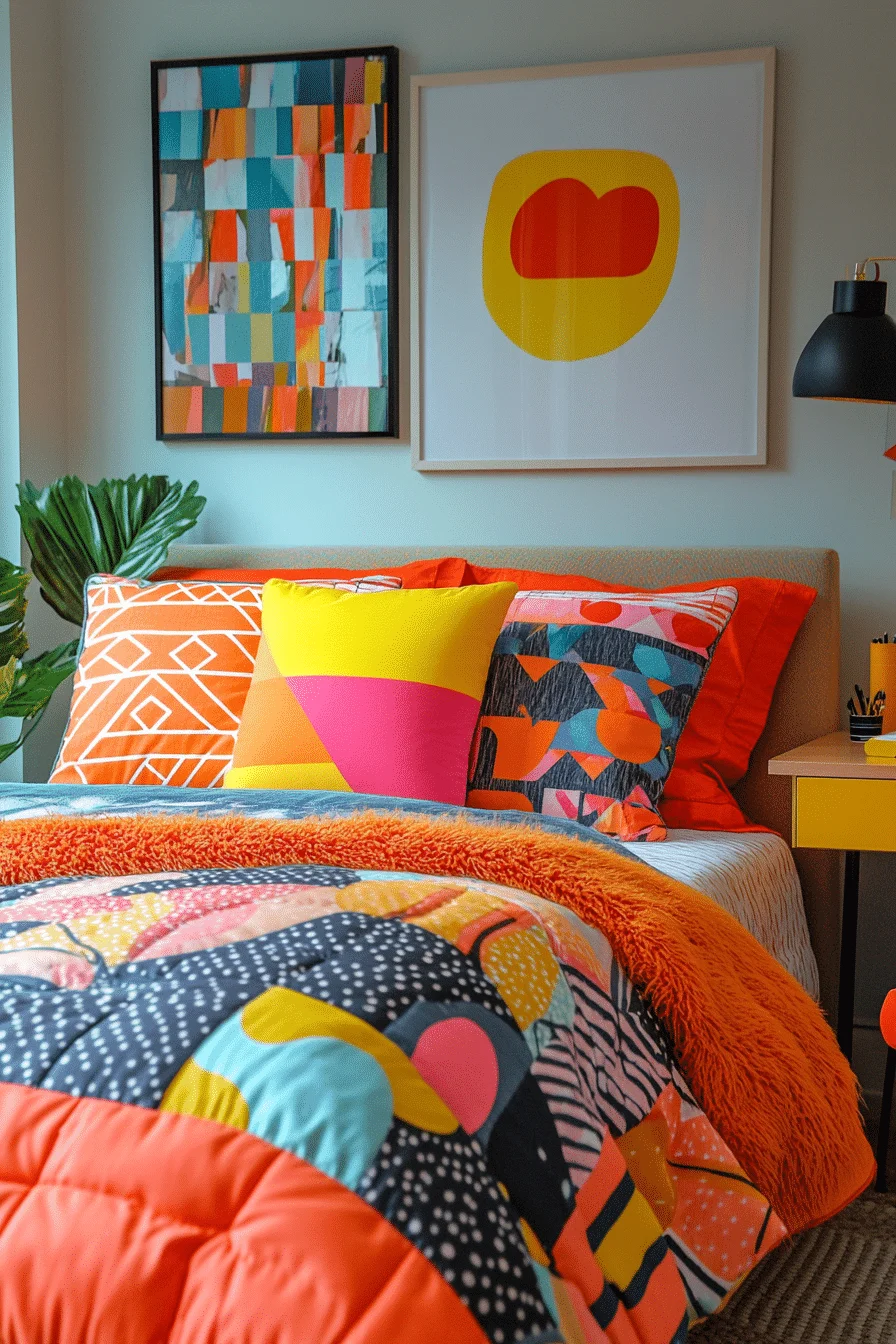 retro bedroom