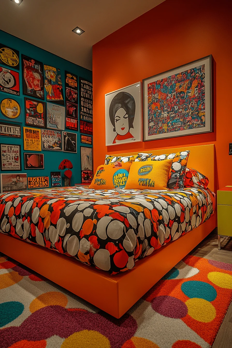 retro bedroom