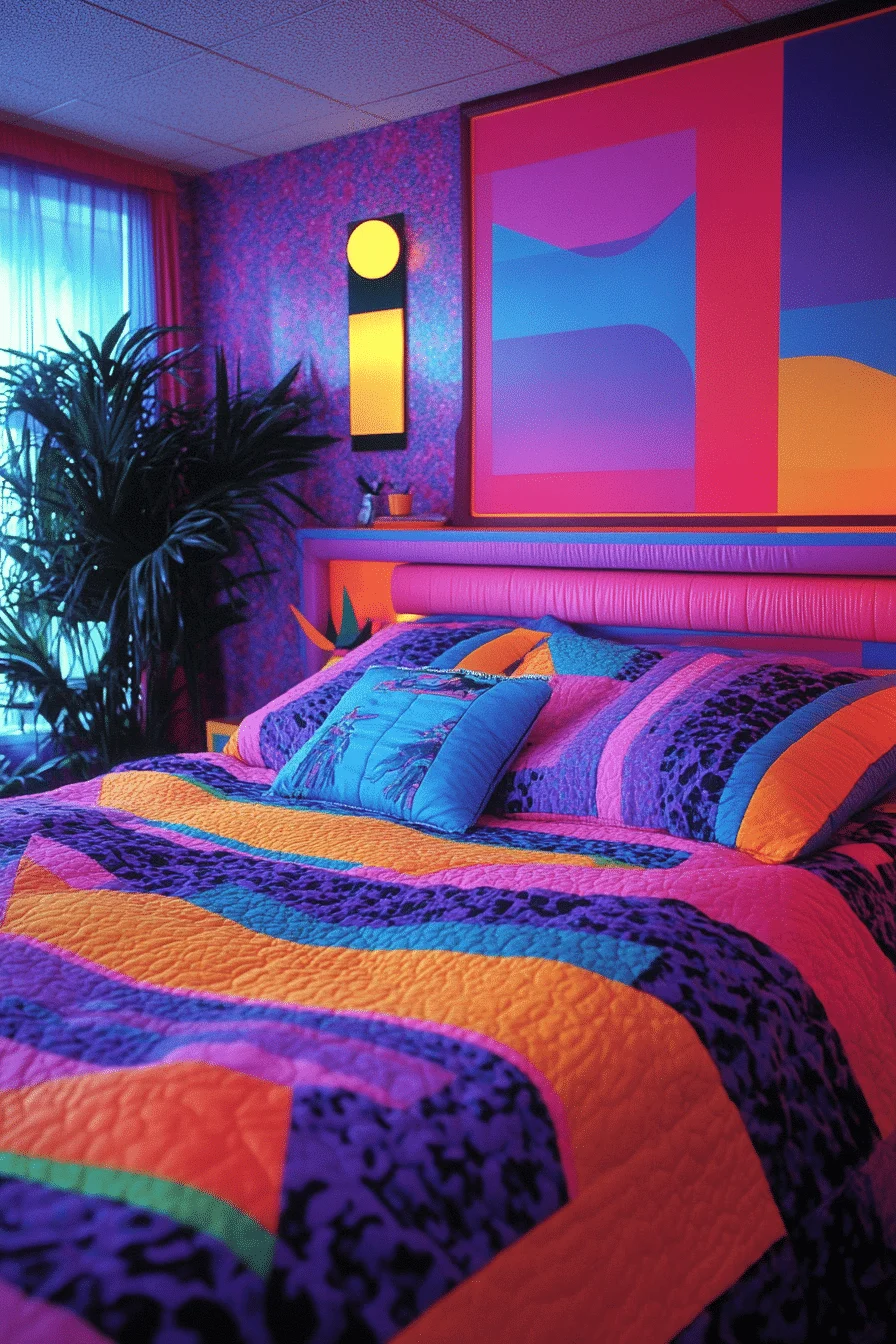 retro bedroom