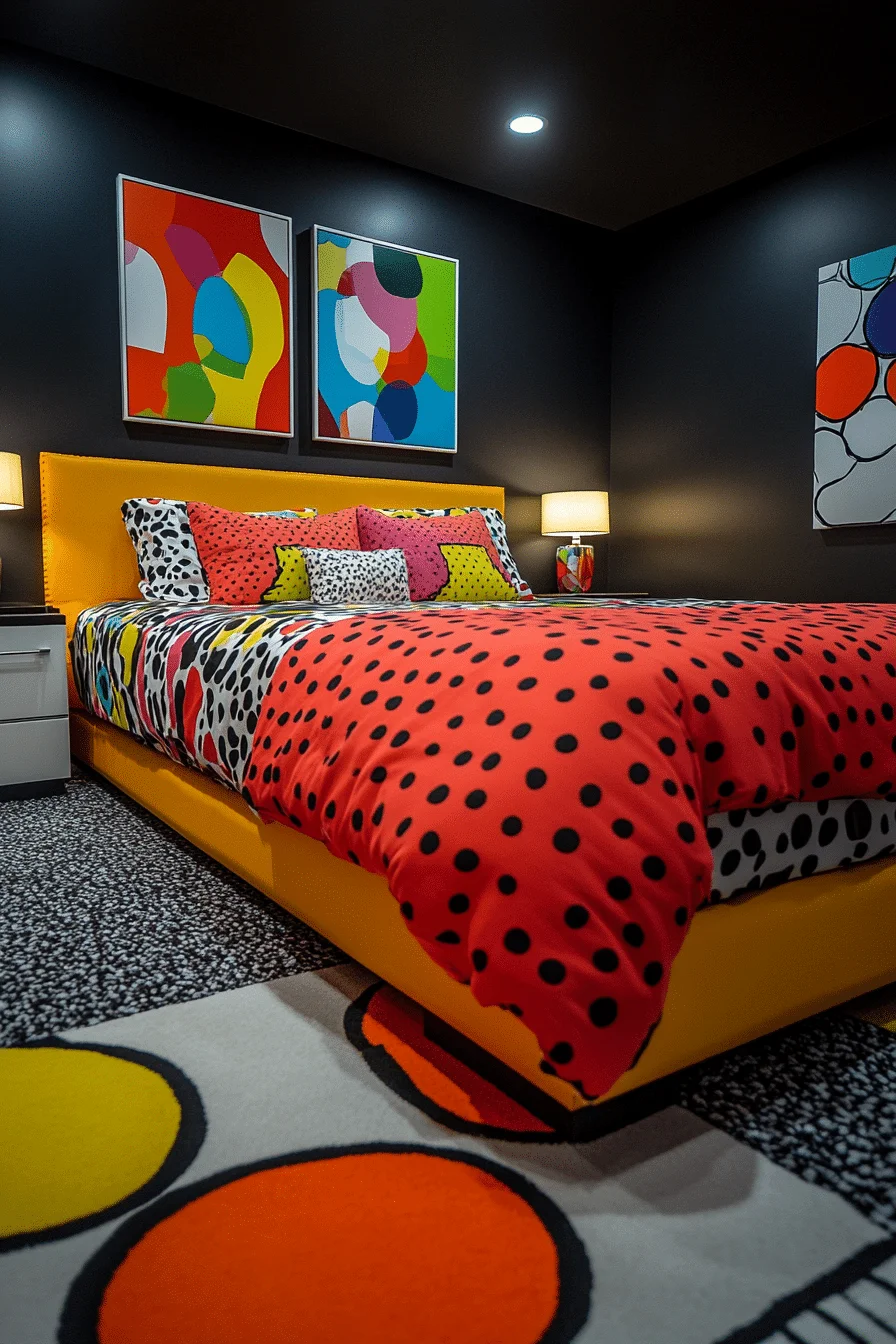 retro bedroom