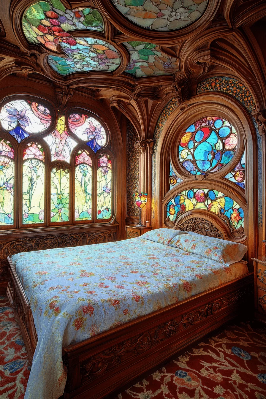 retro bedroom