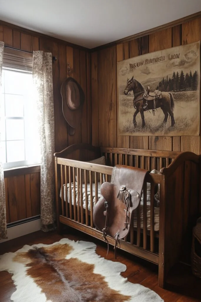 Rustic Wild West Baby Room
