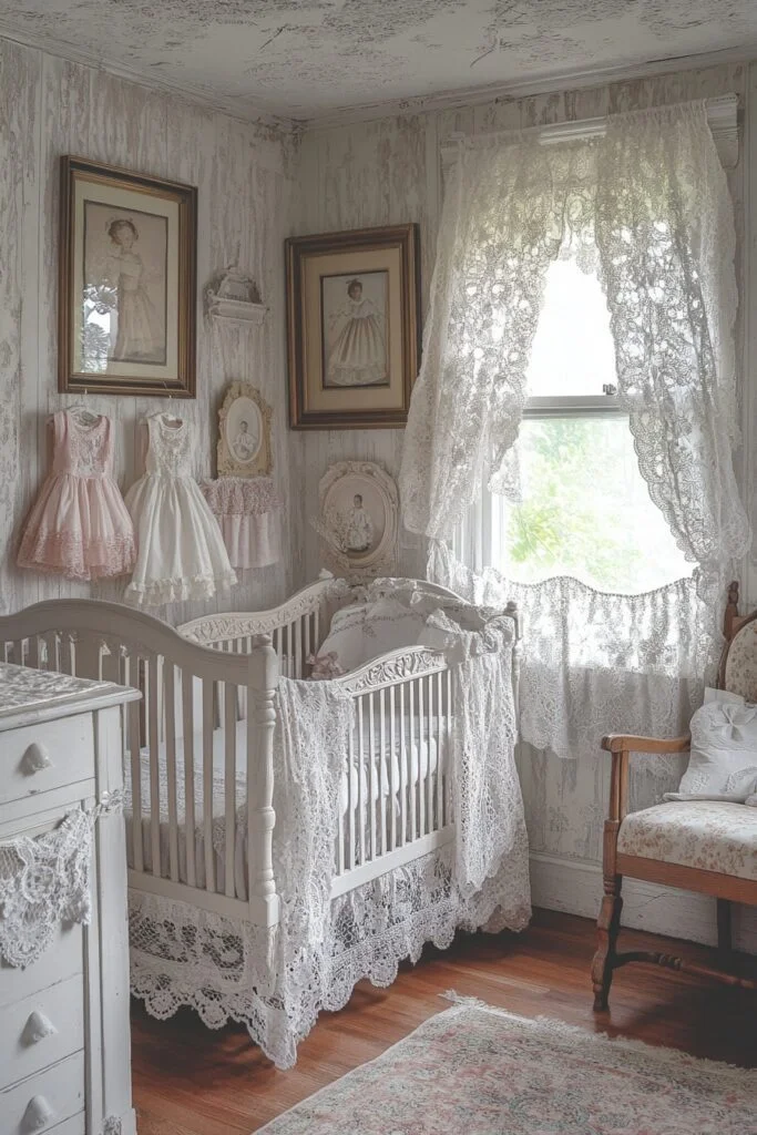 Heirloom Lace Baby Room