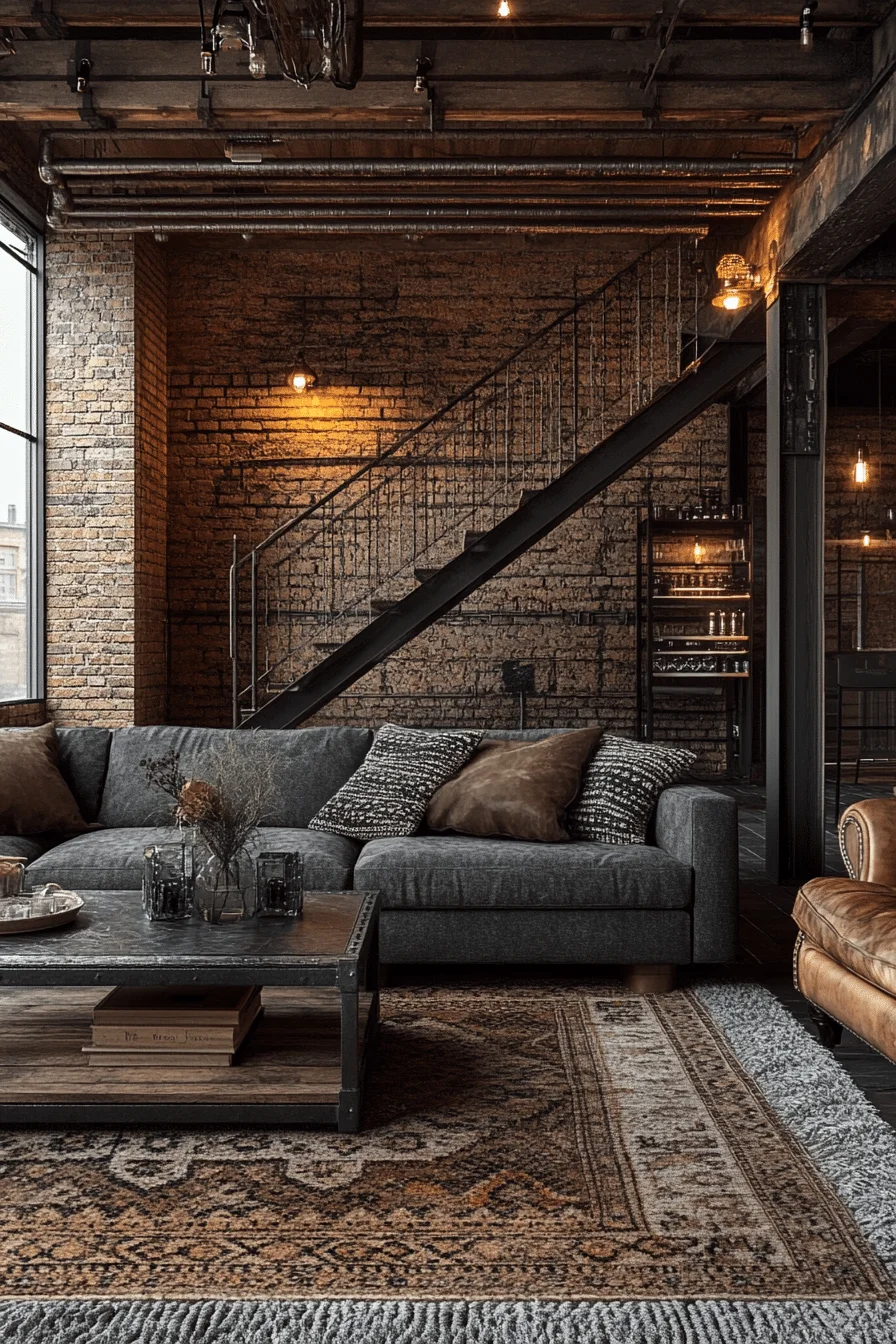 grey sofa decor