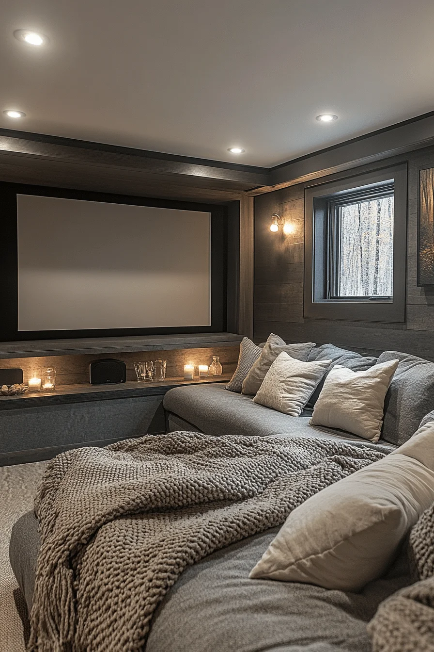 grey sofa decor
