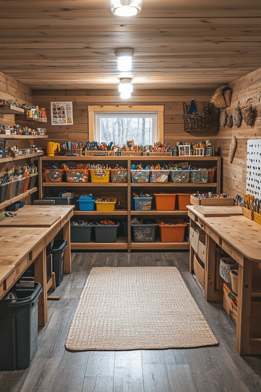 basement family room