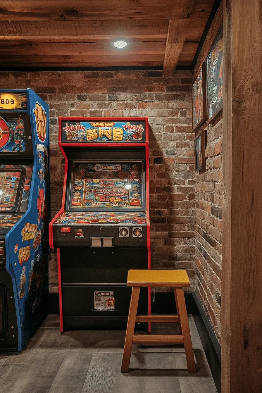 basement family room