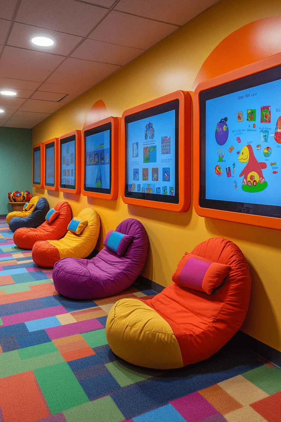 basement family room