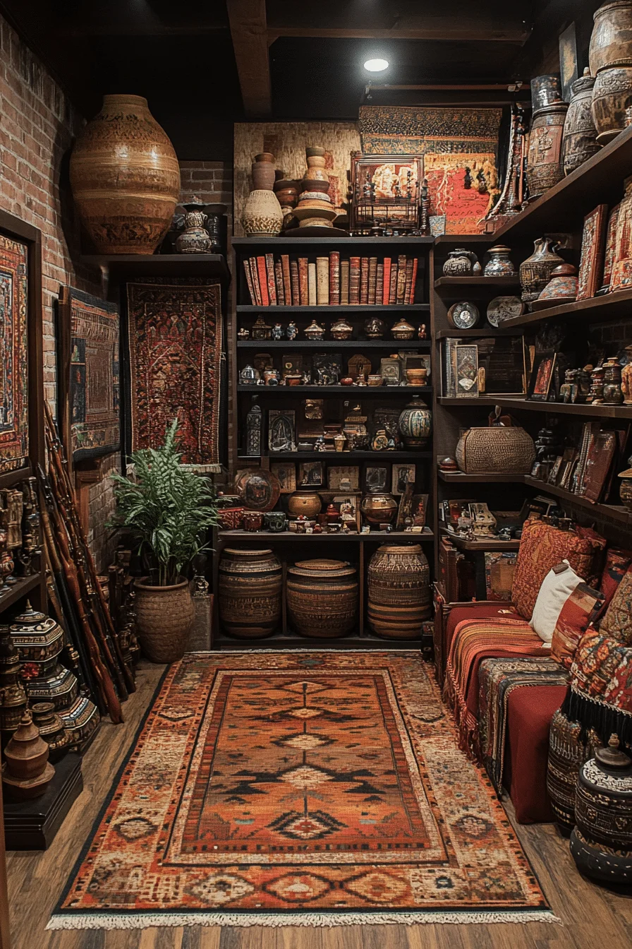 basement family room