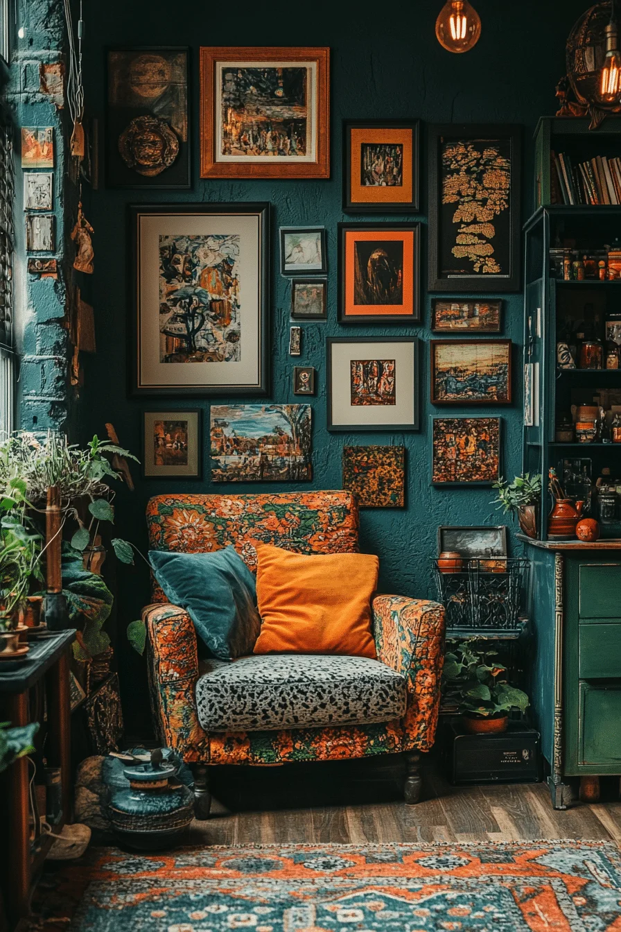 Small Maximalist Bedroom