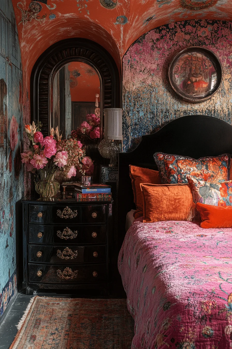 Small Maximalist Bedroom