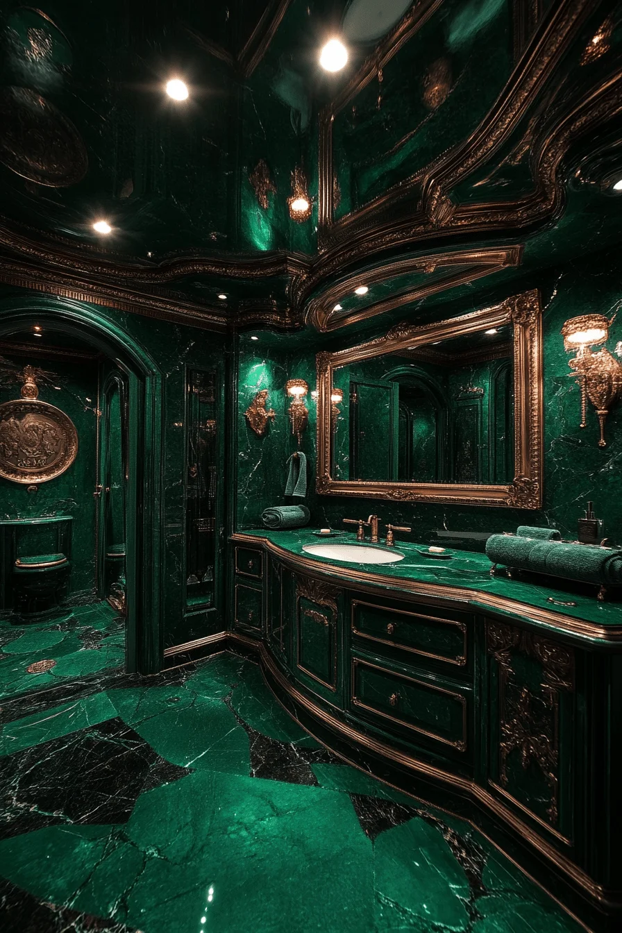 monochromatic bathroom