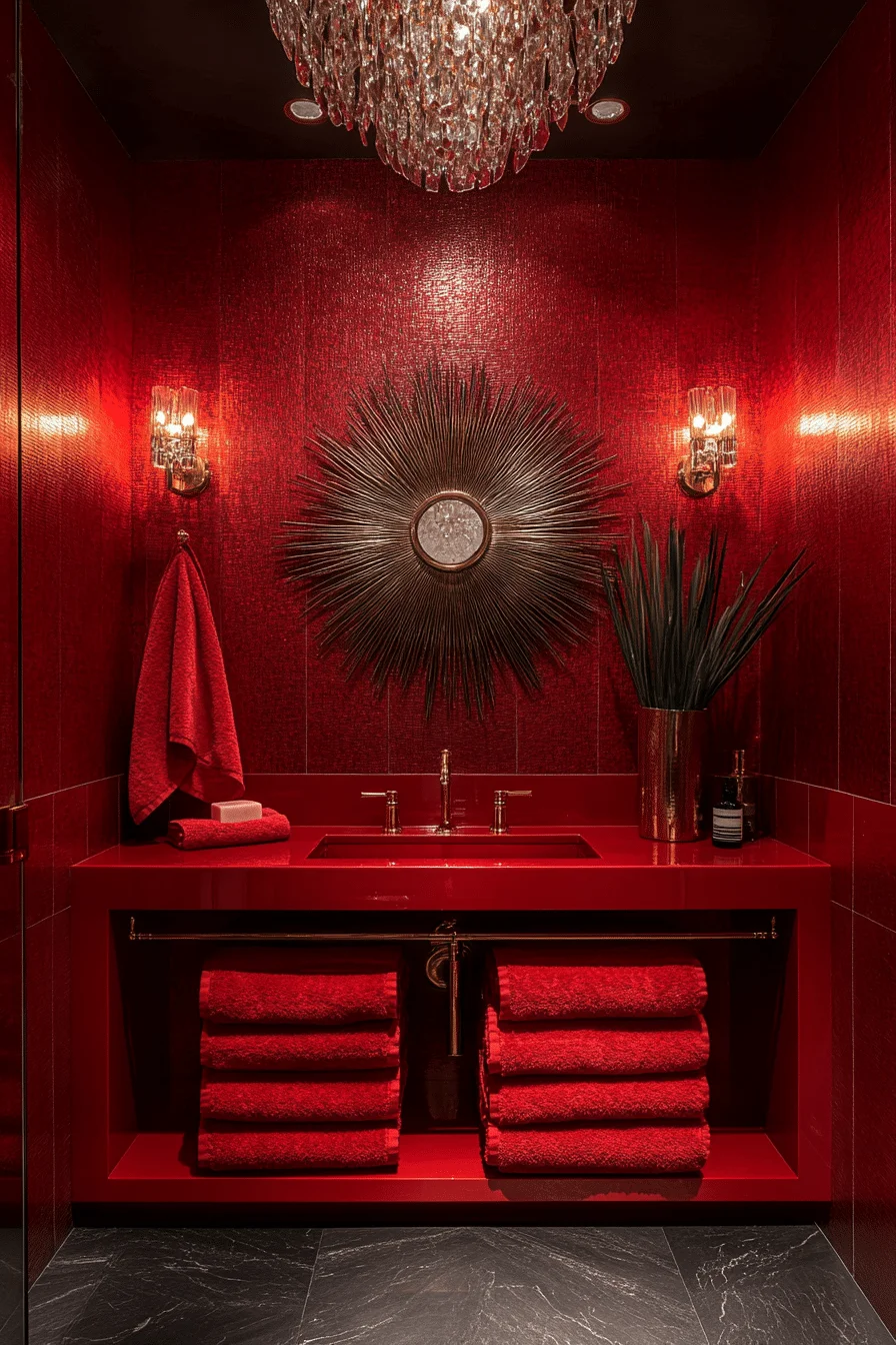 monochromatic bathroom