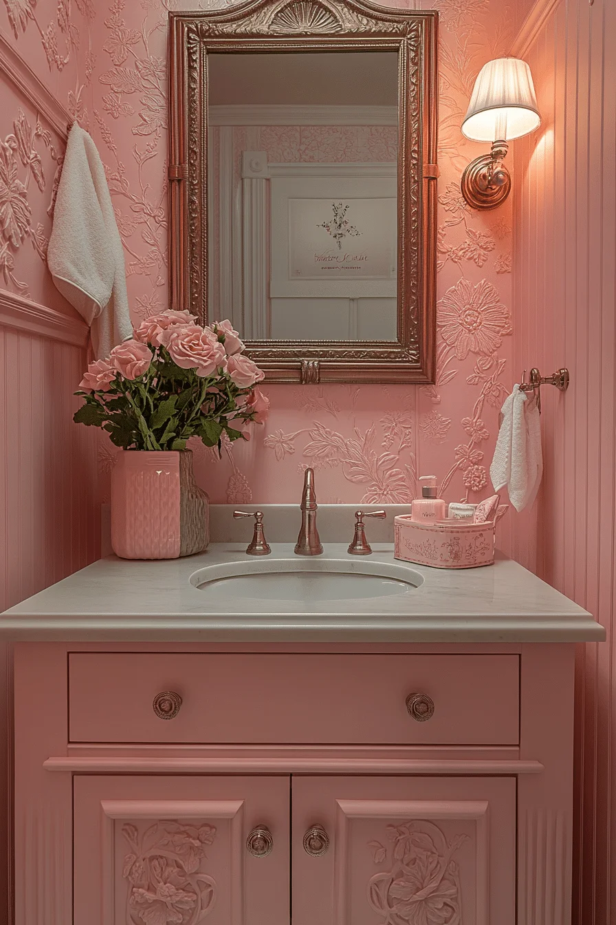 monochromatic bathroom