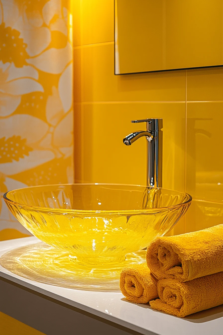 monochromatic bathroom