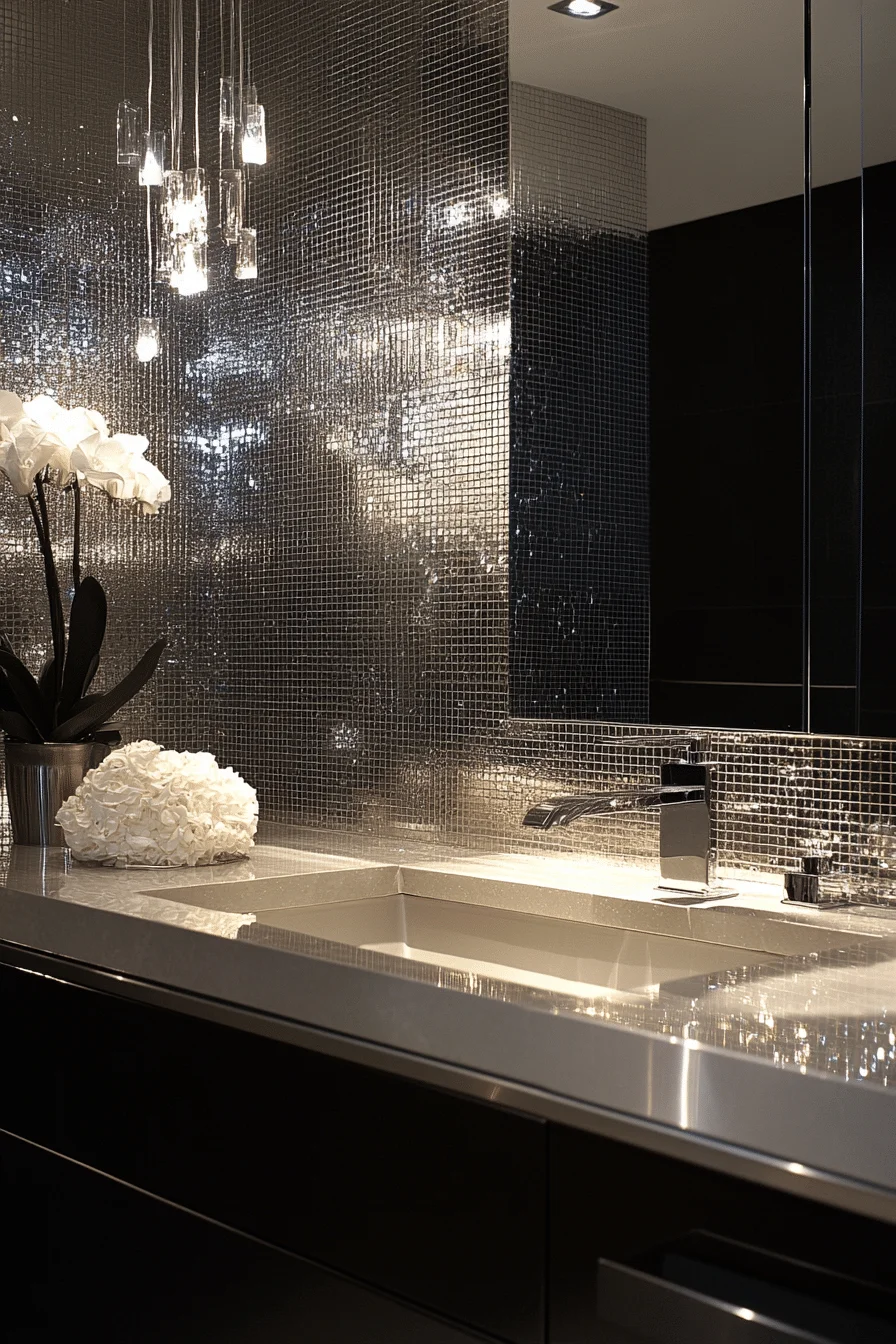 monochromatic bathroom