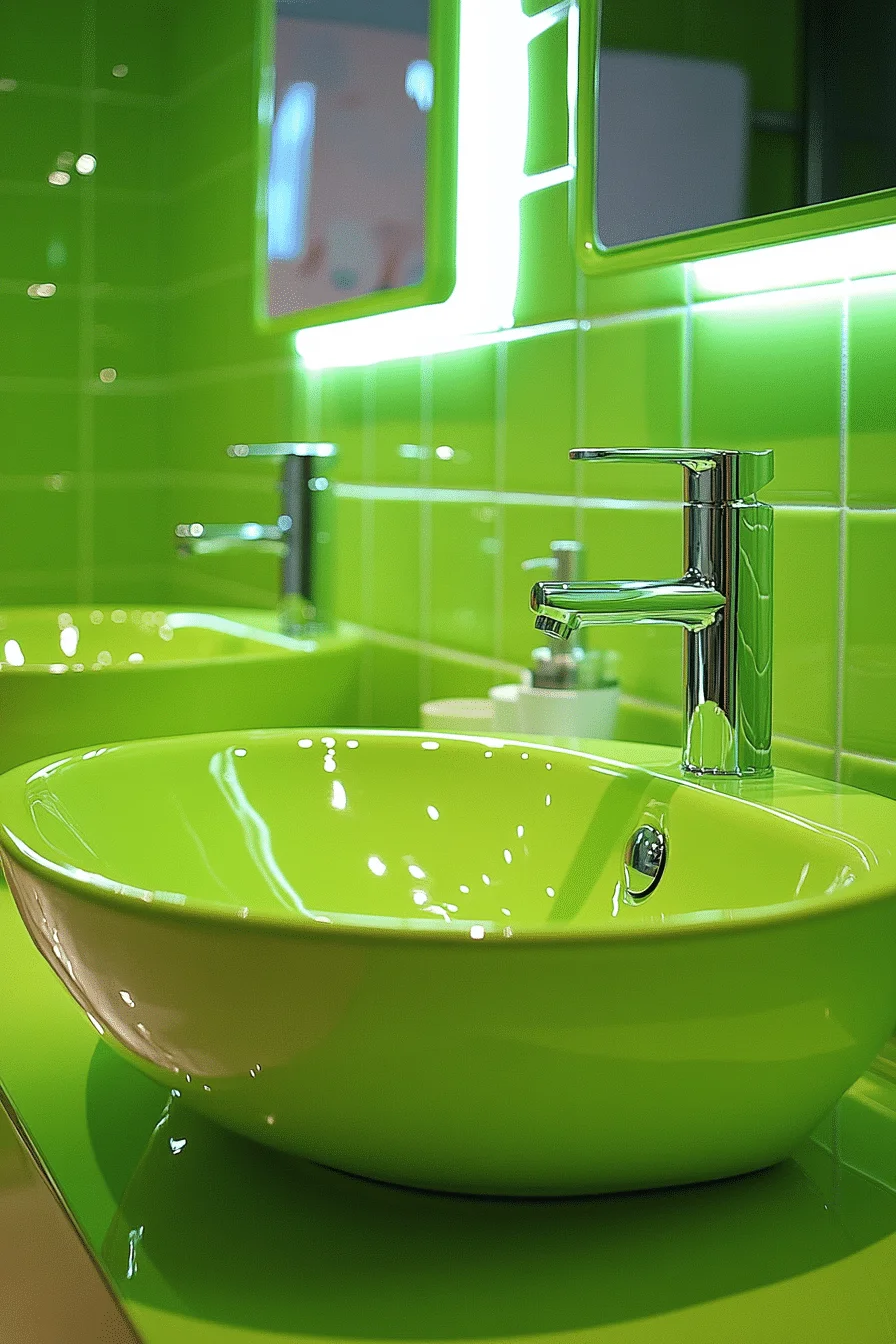 monochromatic bathroom