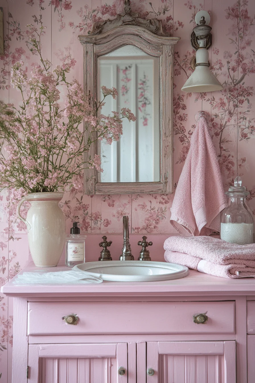 monochromatic bathroom