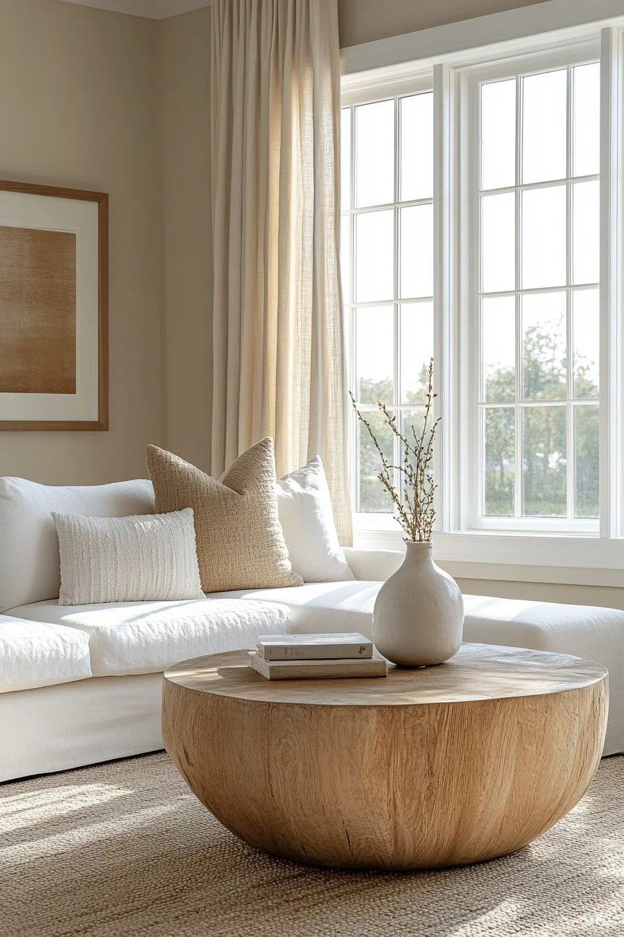 Minimalist contemporary living room