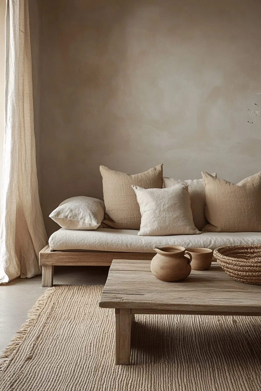 Minimalist contemporary living room