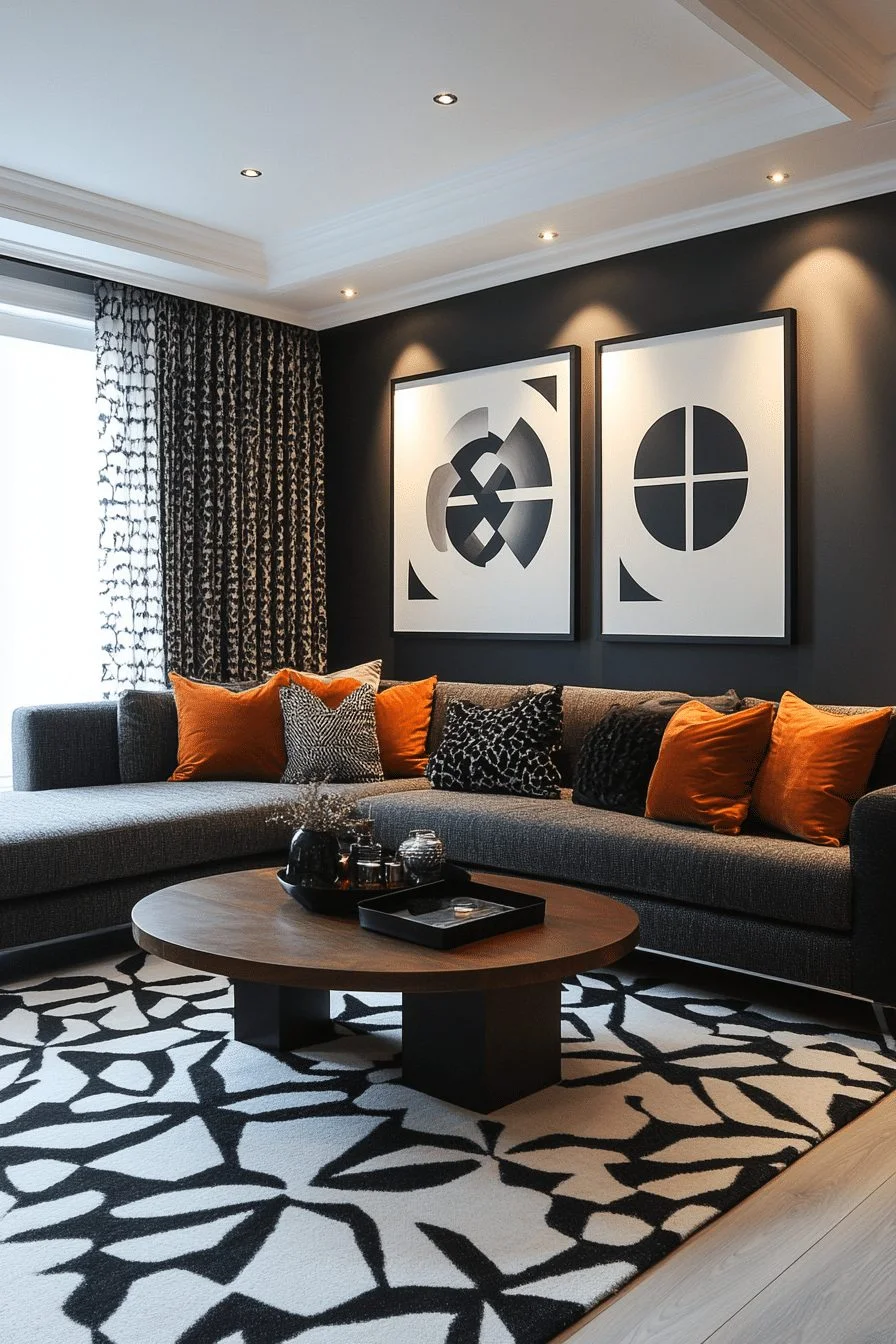 Geometric Patterns Focus Room