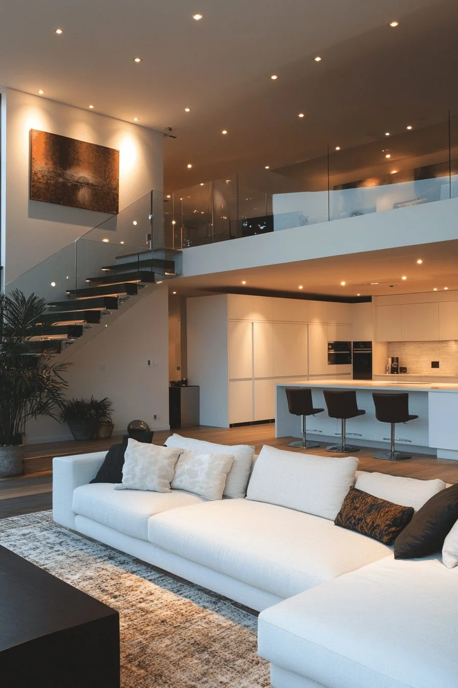 Smart Home Integrated Living Room