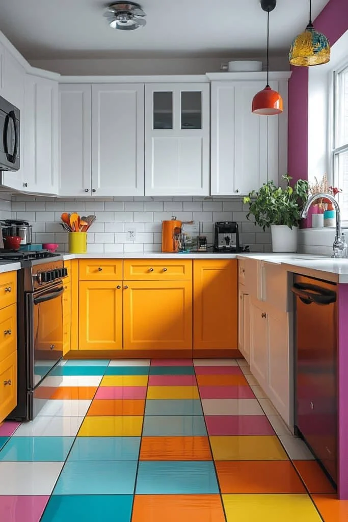 Colorful Vinyl Tiles