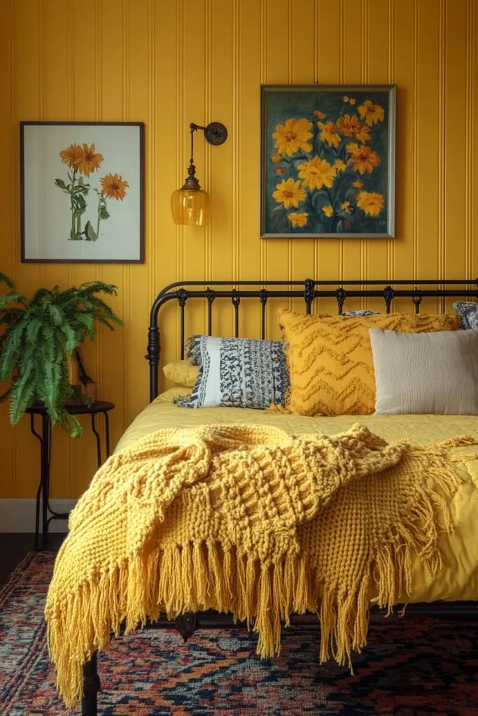 Citrine-Inspired Cozy Retreat