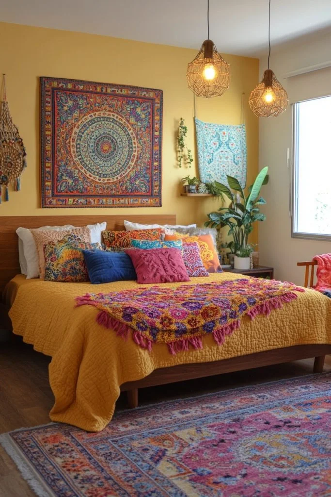 Vanilla-Hued Vibrant Boho Escape