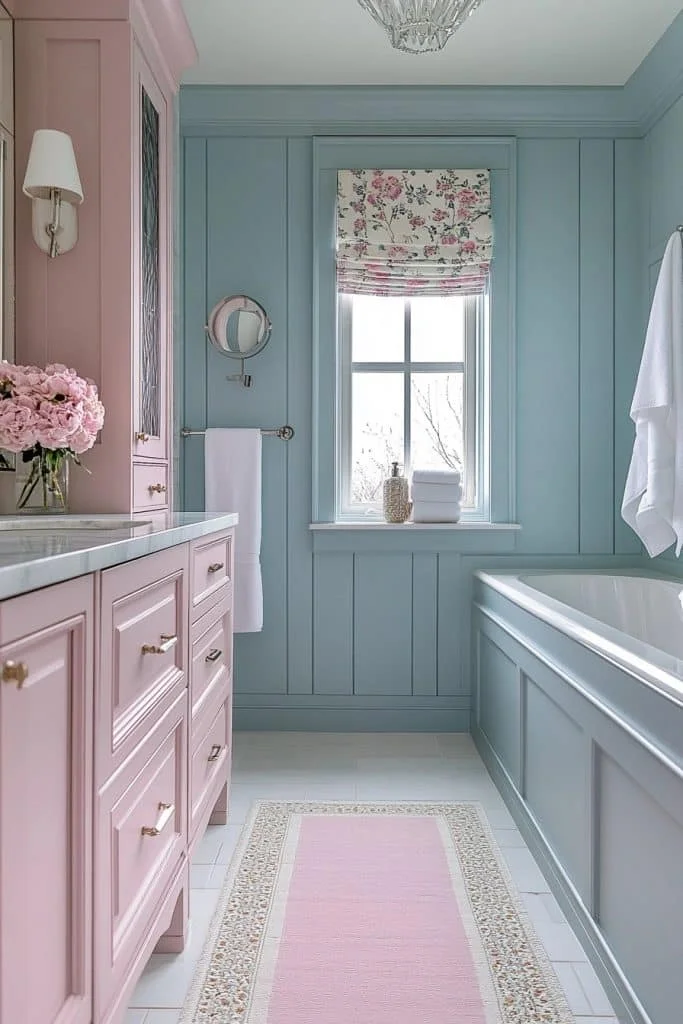 Gentle Pastel Bathroom