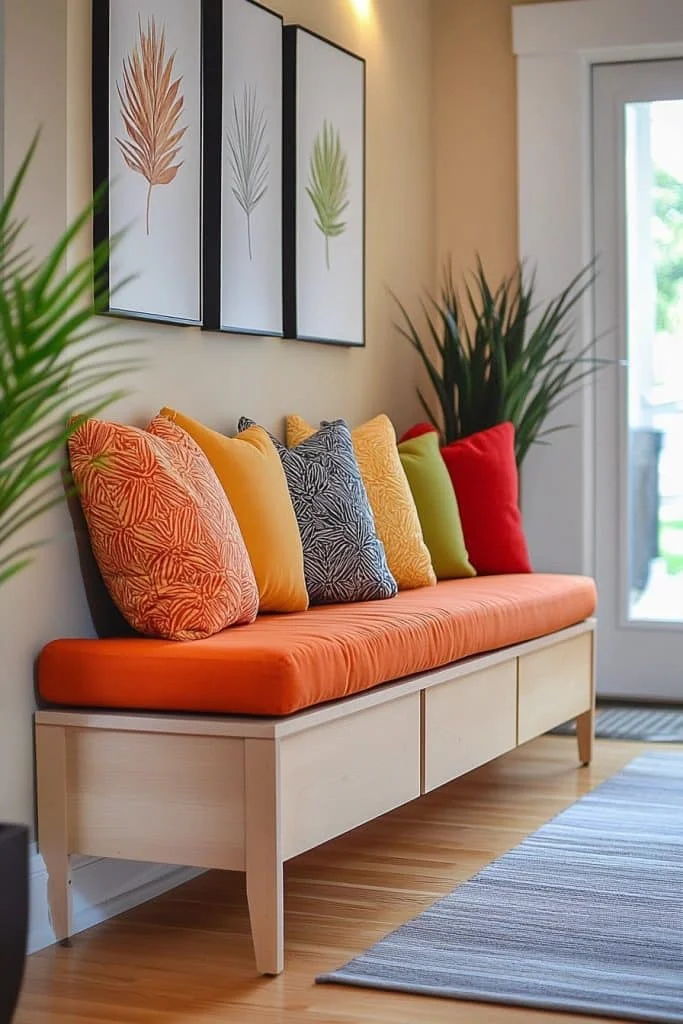 Slimline Storage Bench