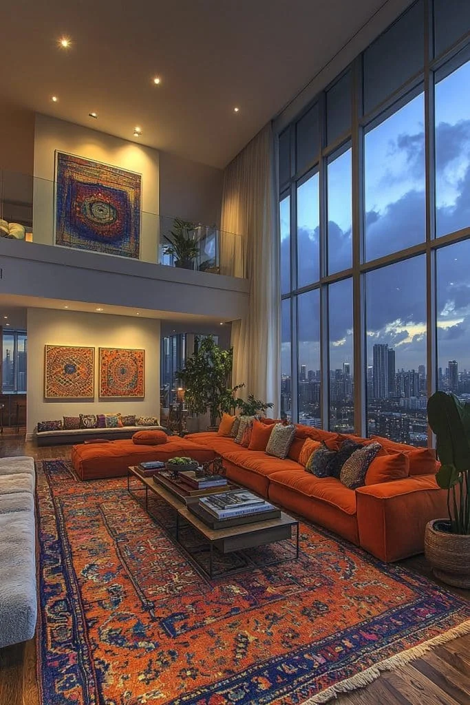 Contemporary Boho Penthouse