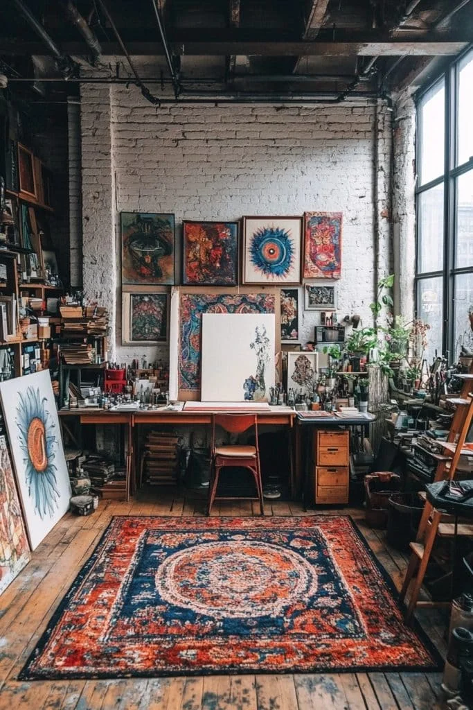 Urban Boho Artist's Studio