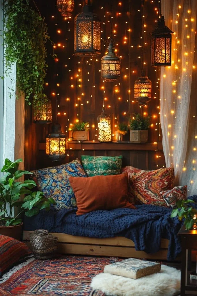 Lanterns Infused with Fairy Lights