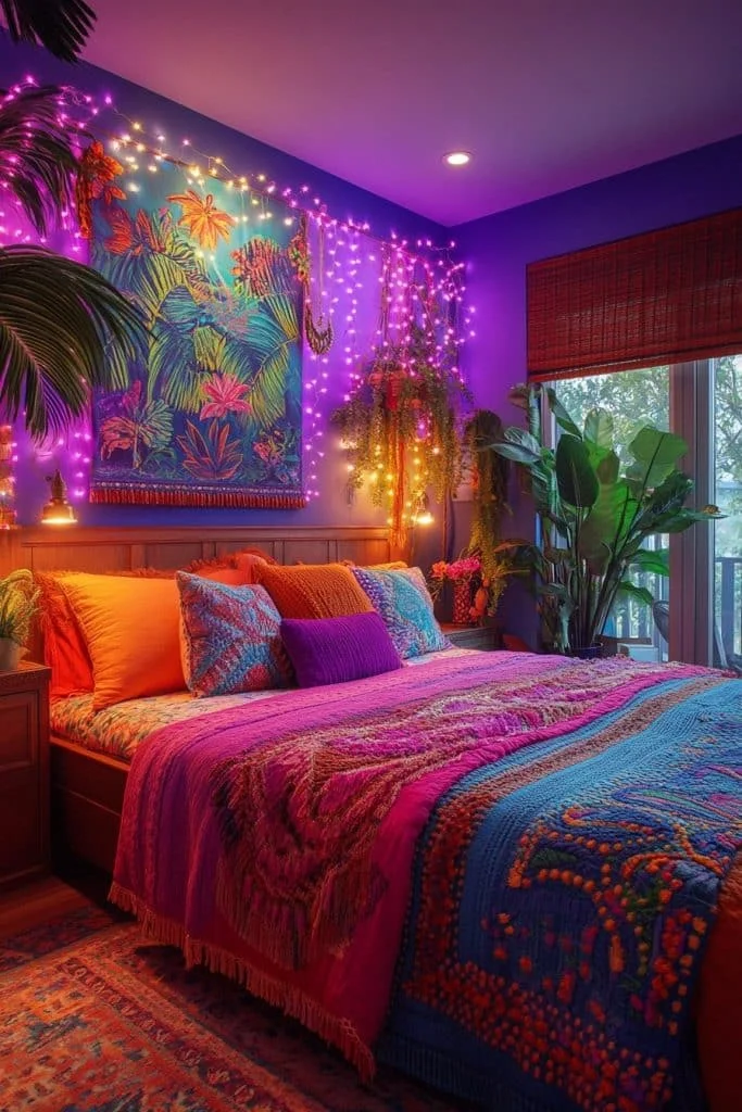 Tropical-Inspired Fairy Light Escape