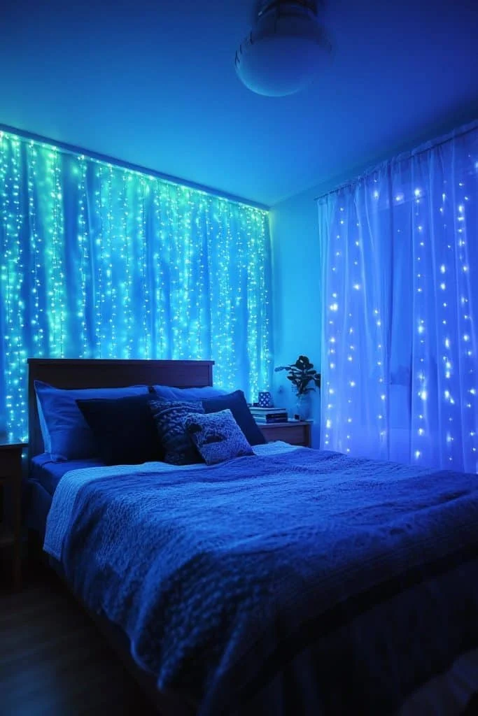 Northern Lights Fairy Light Display