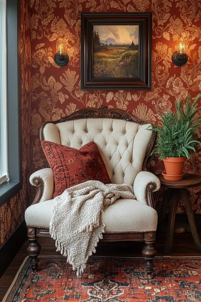 Bold Patterned Wallpaper